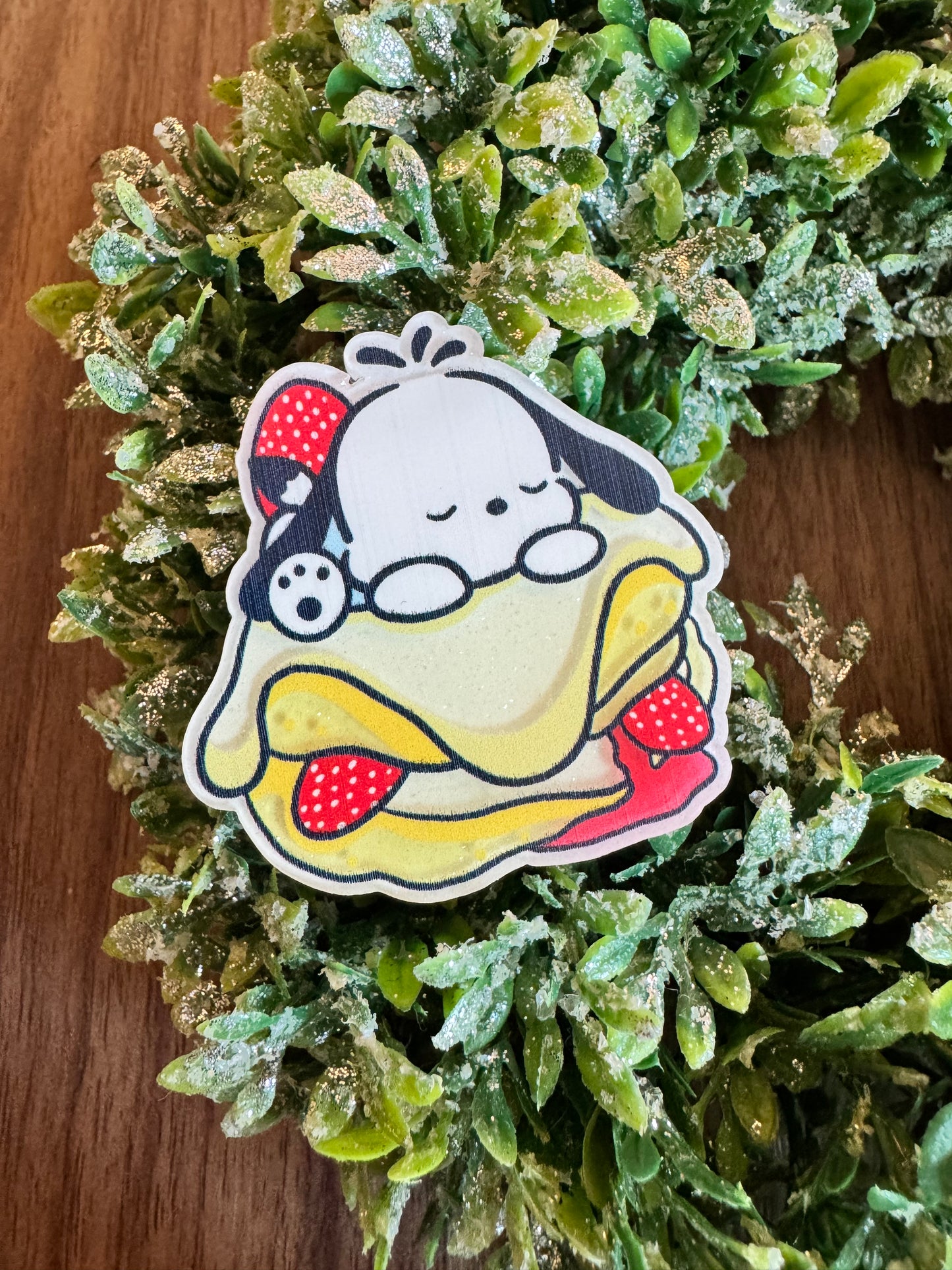 White Kawaii Pancake Acrylic