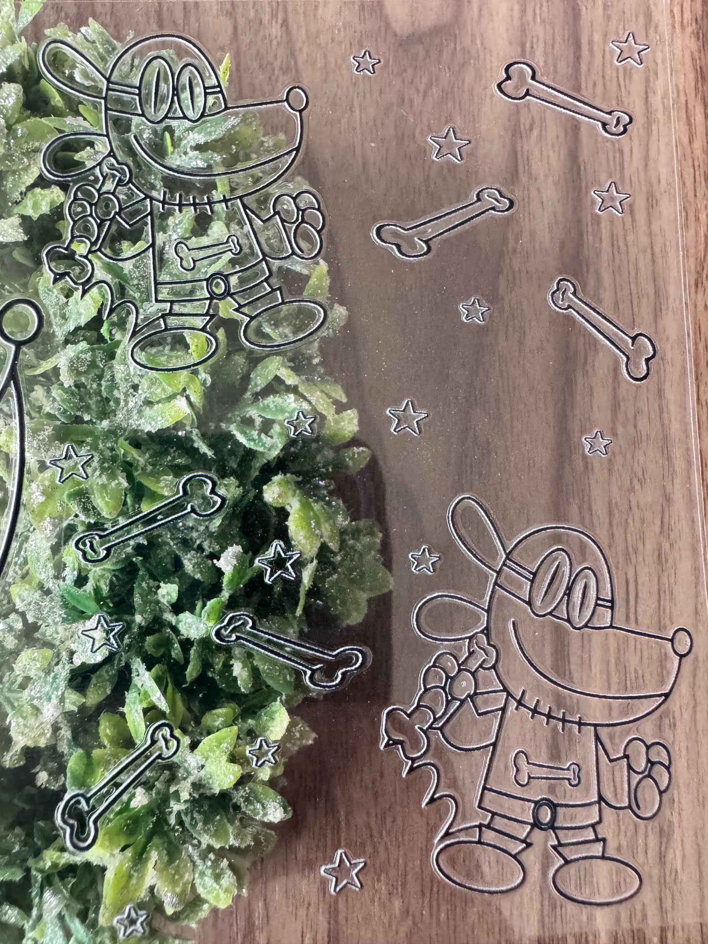 Dog Hero Outline Cup Wrap