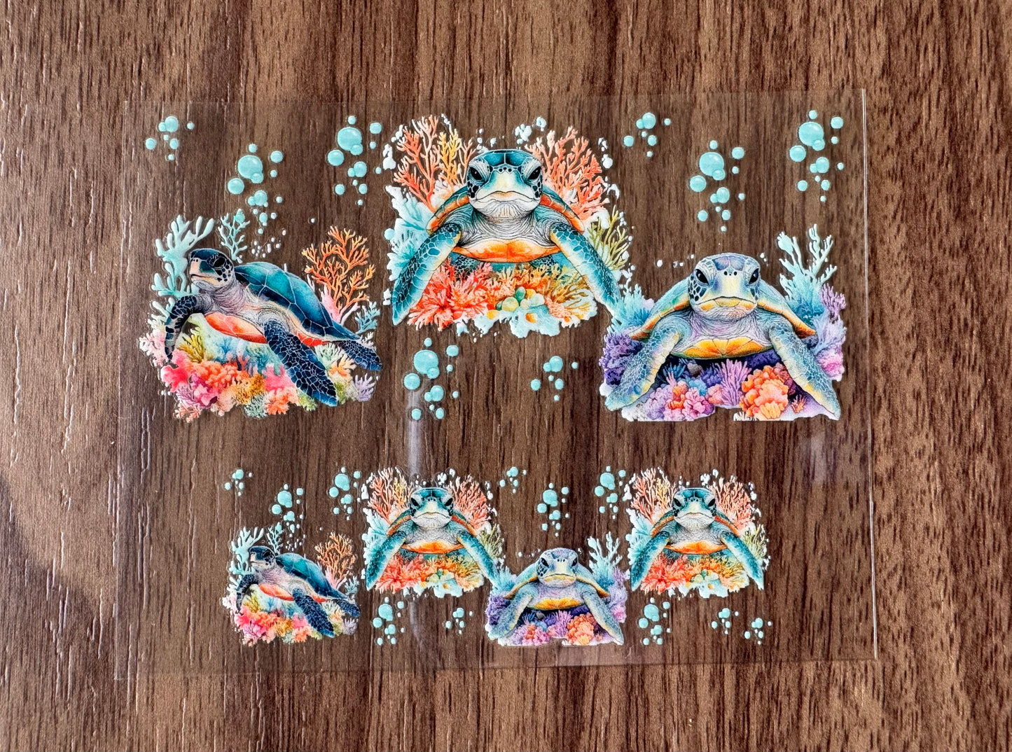Swimming Turtle Mini Wrap