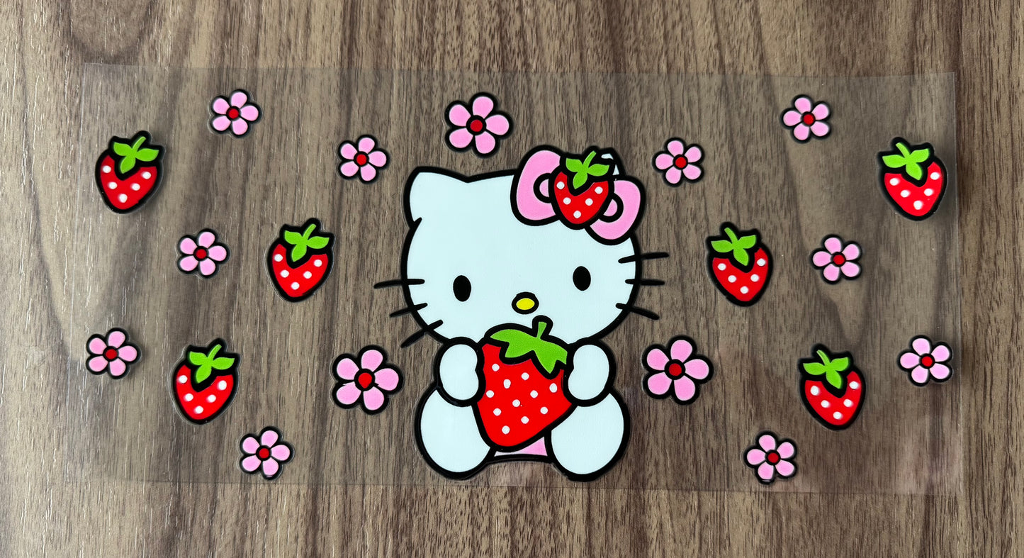 Strawberry Kitty Cup Wrap