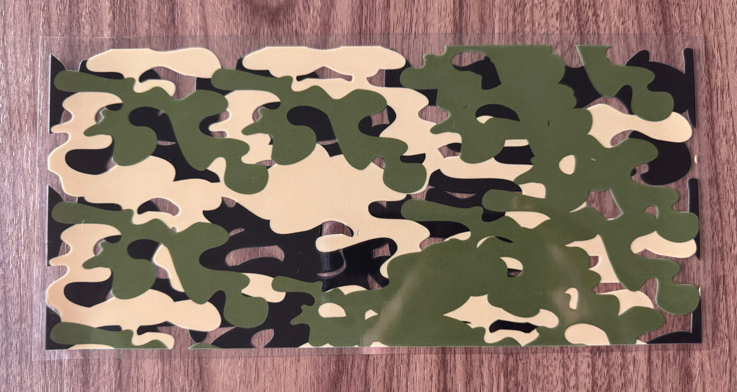 Camo Print Cup Wrap