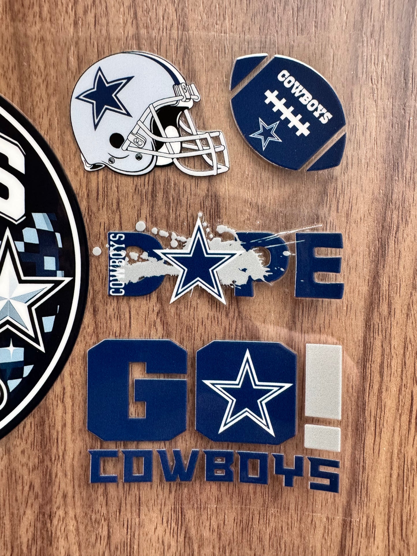 Dallas Football Helmet Cup Wrap