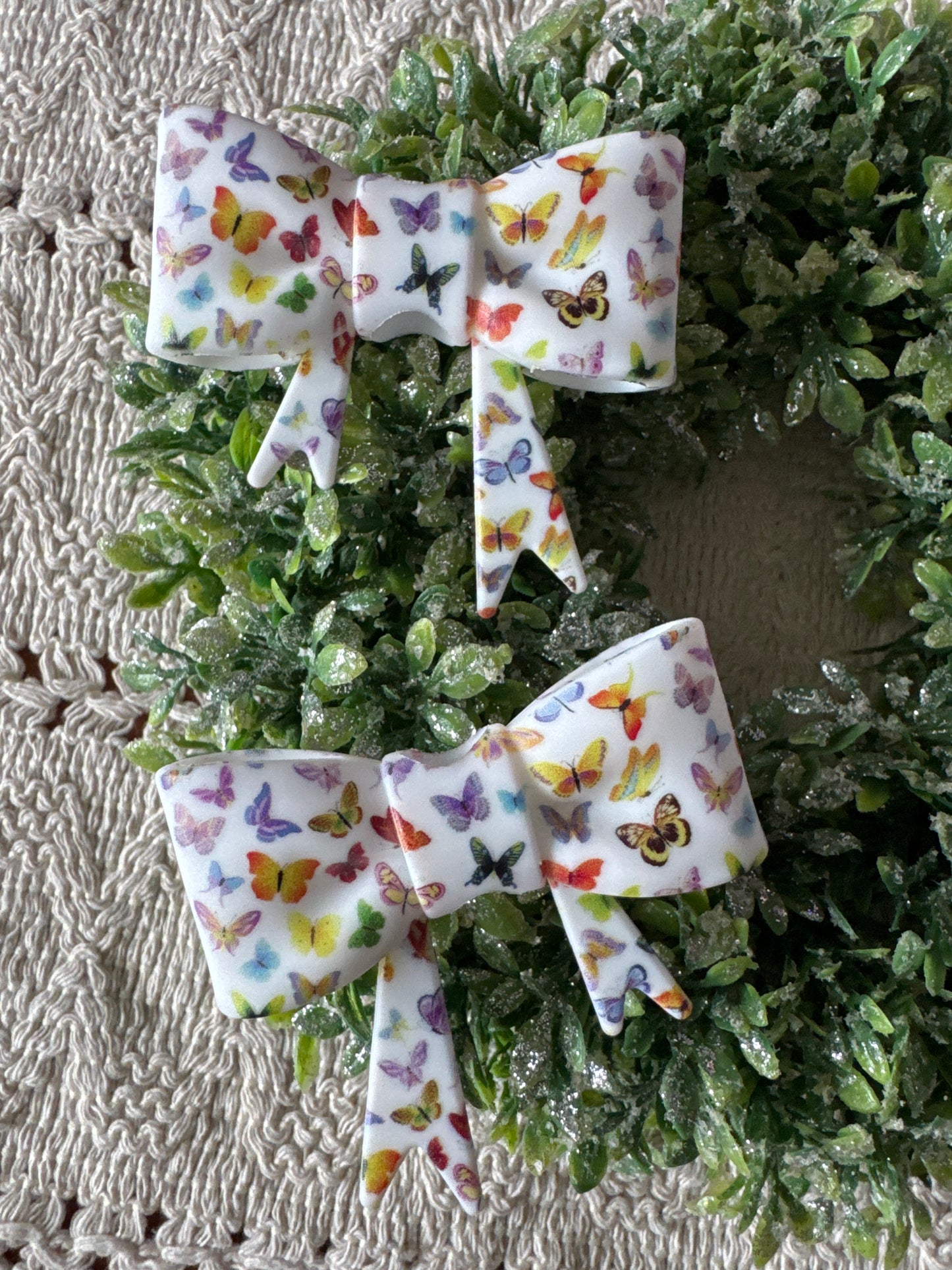 Colorful Butterfly Bow Focal