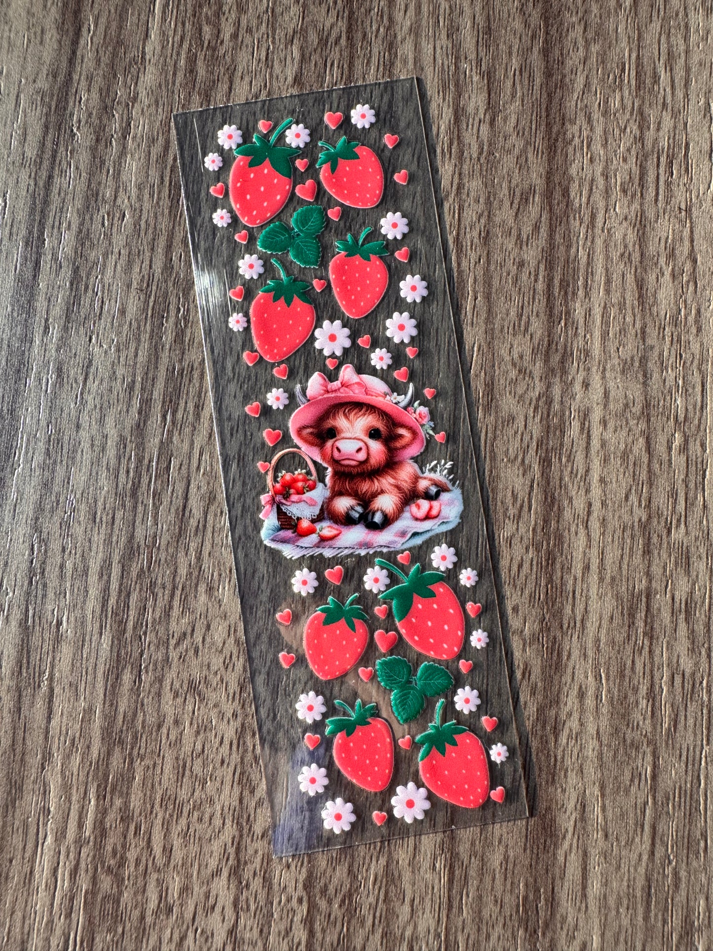 Strawberry Cow Pen Wrap