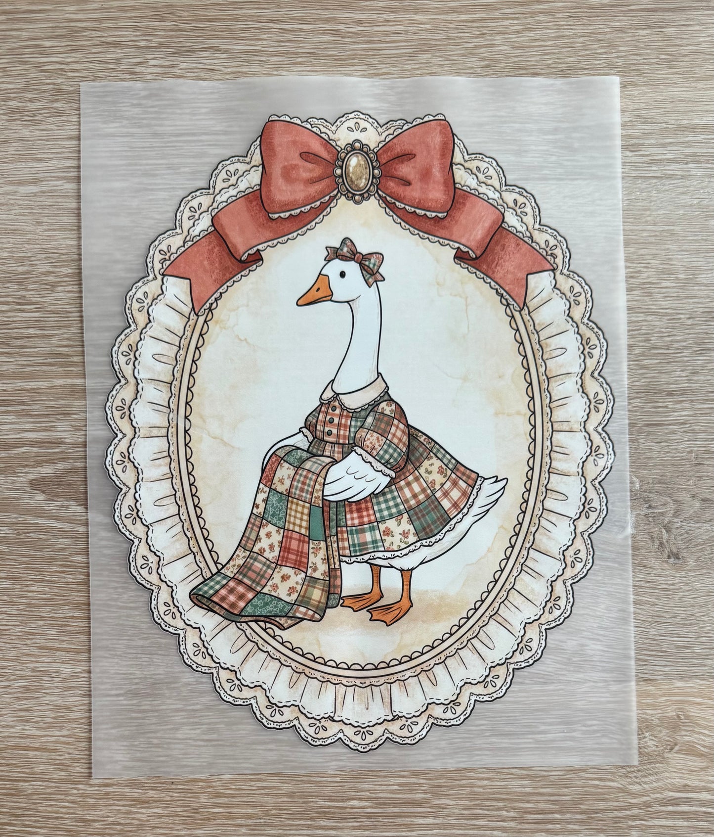 Quilting Goose Transfer