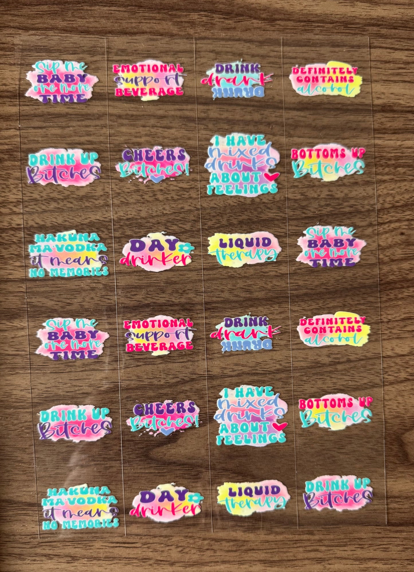 Funny Drinking Sheet