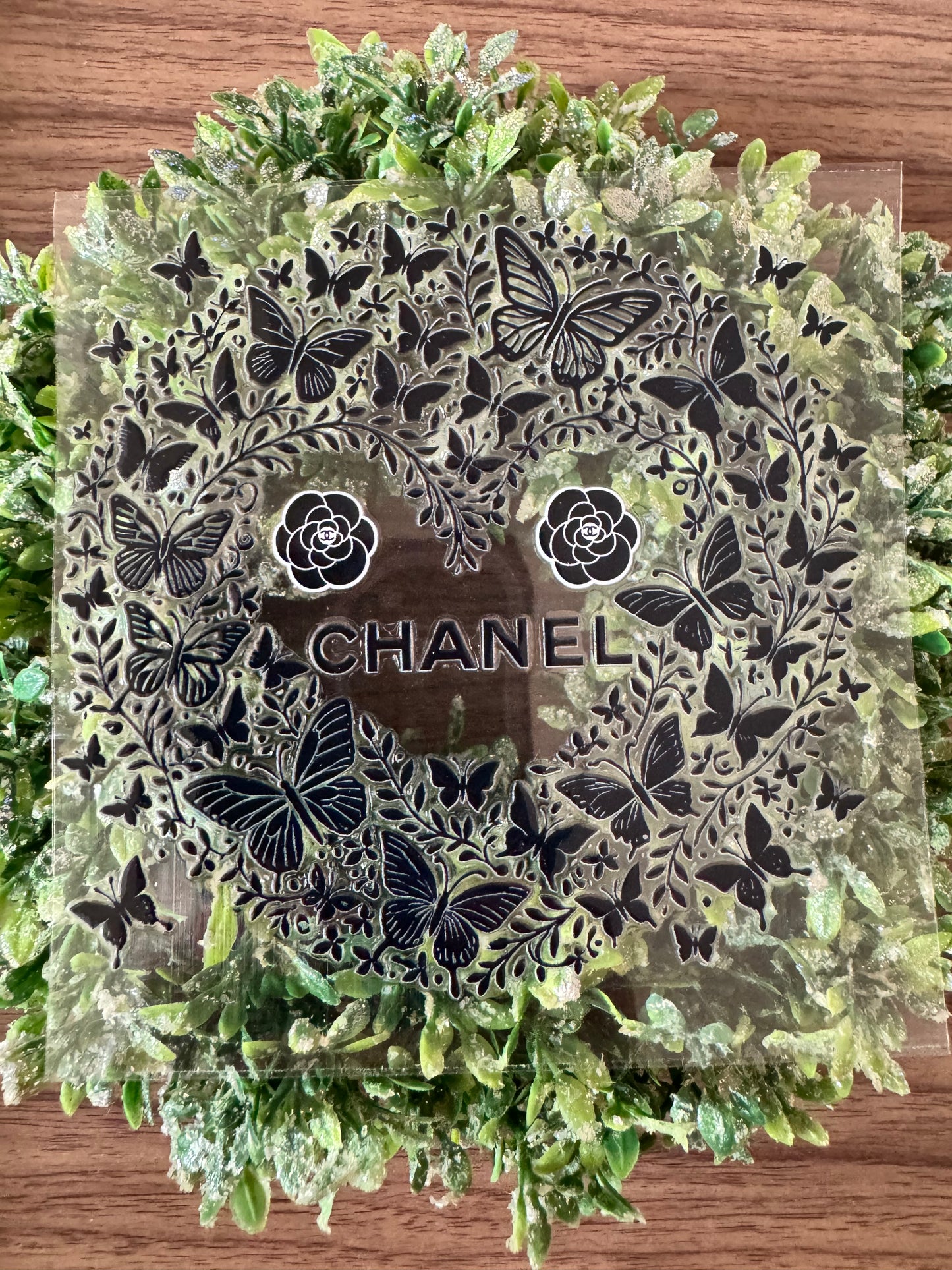 C Boujee Flowery Heart Decal