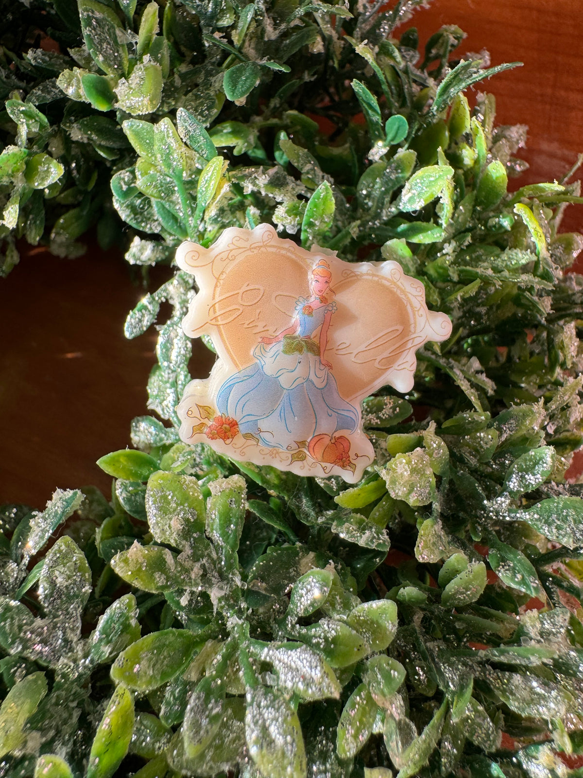 Glass Slipper Princess Heart Focal