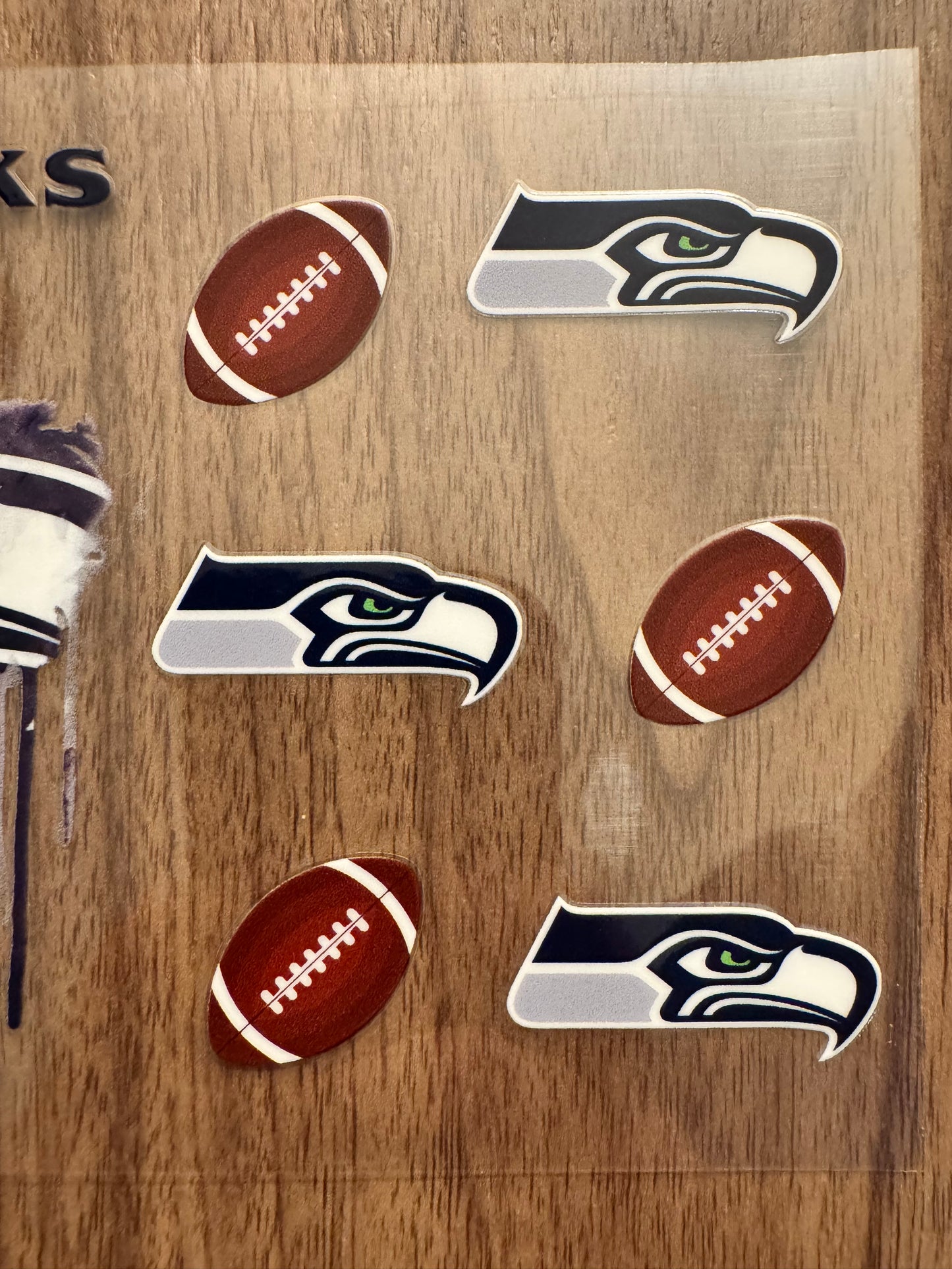 Seattle Football Paint Drip Cup Wrap