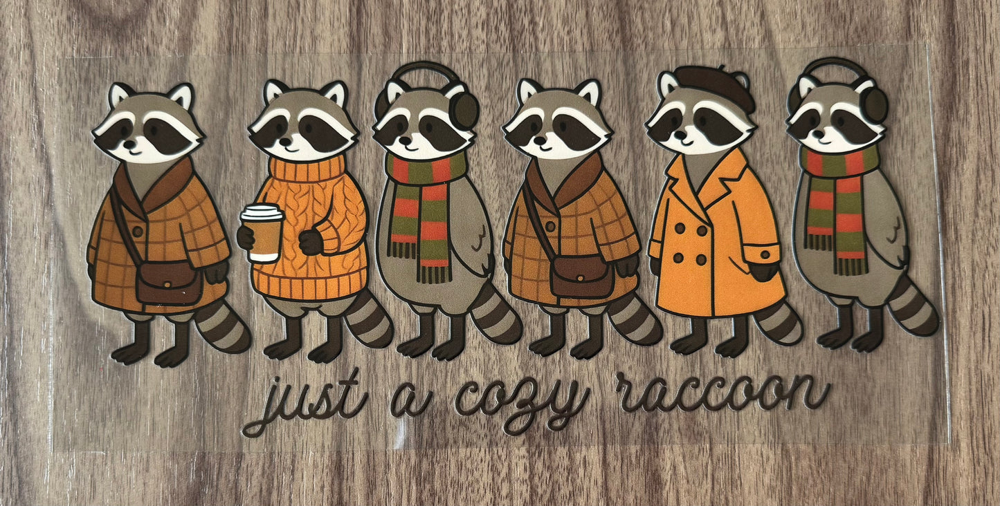 Cozy Raccoon Cup Wrap