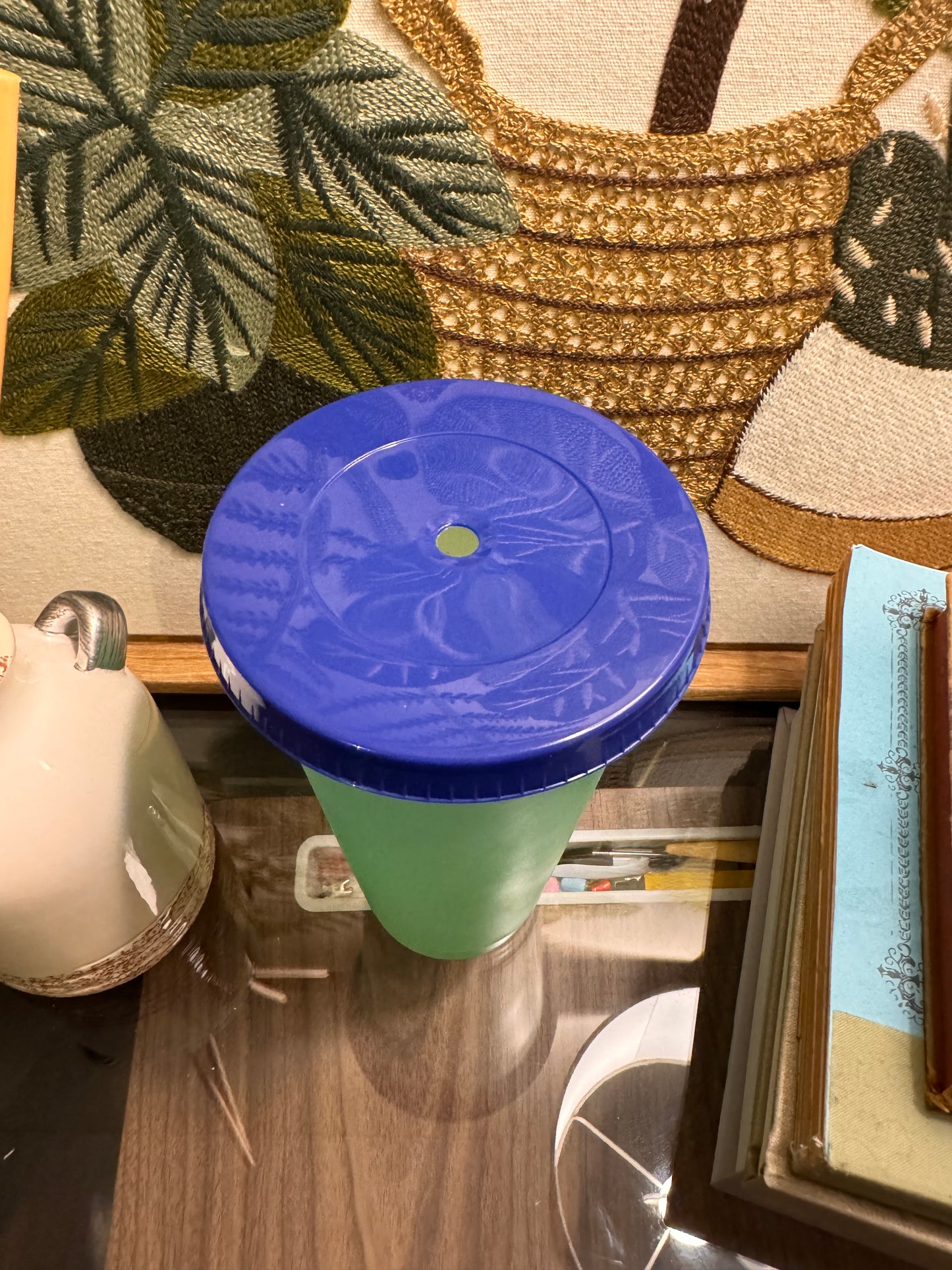 24oz Teal Color Changing Tumbler