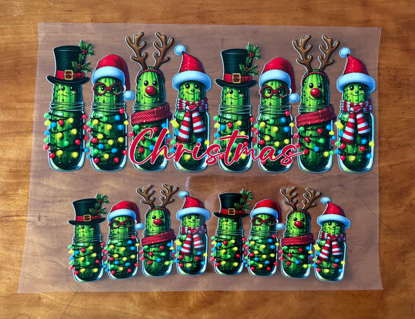 Christmas Pickles Cup Wrap