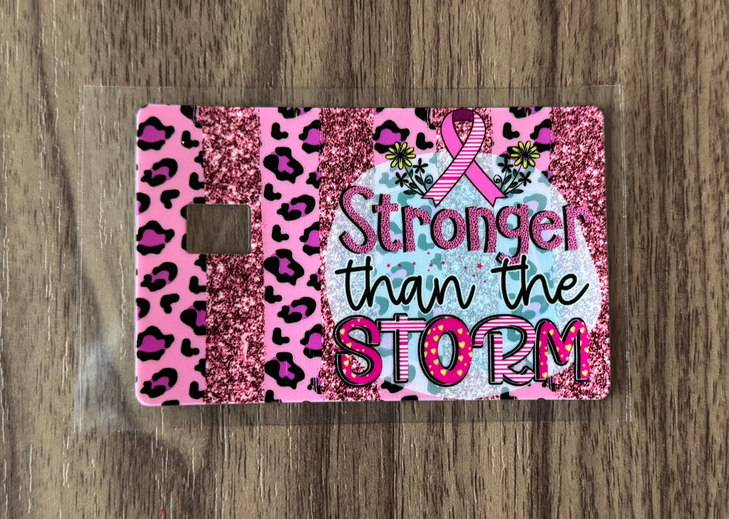 Awareness Stronger Card Wrap