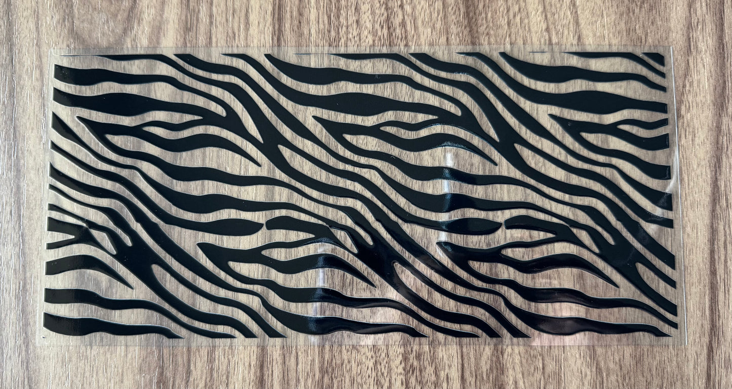 Zebra Print Cup Wrap