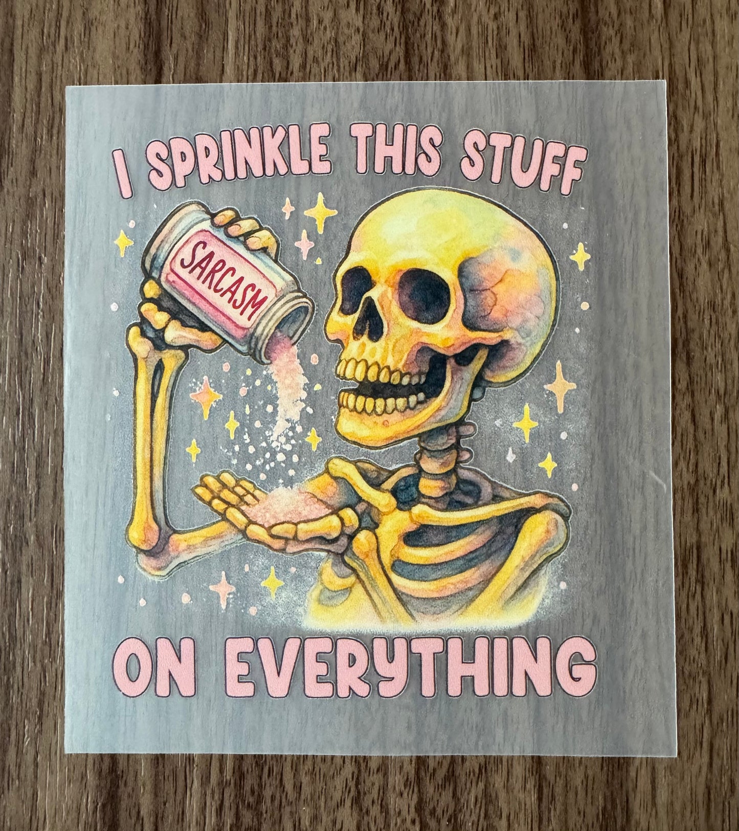 Sarcasm Sprinkle Transfer