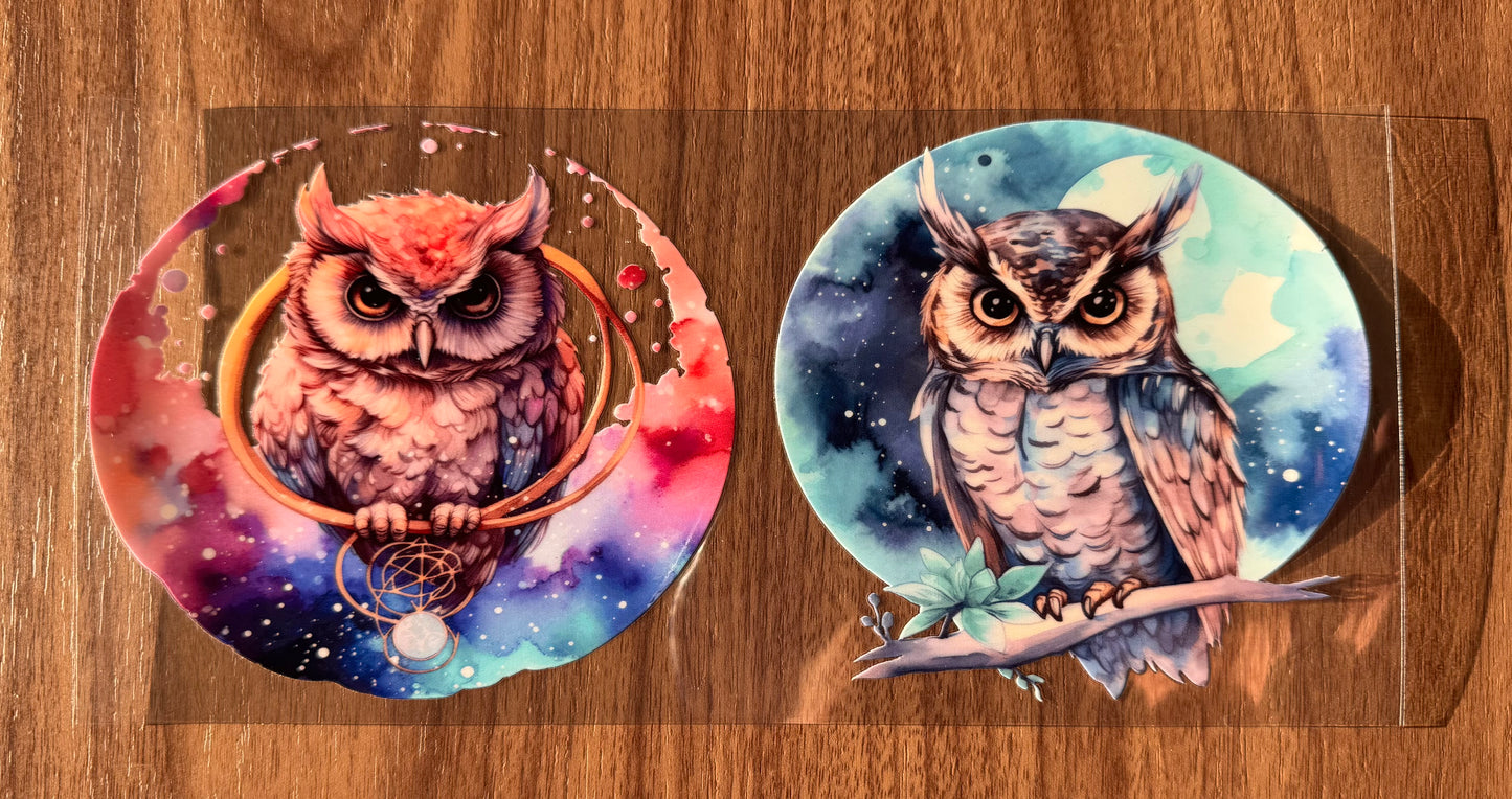 Pretty Owls Decal Sheet
