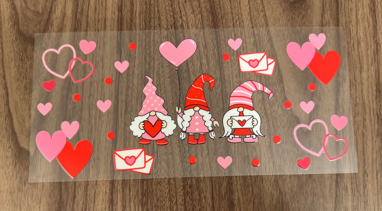 Valentines Gnomes Cup Wrap