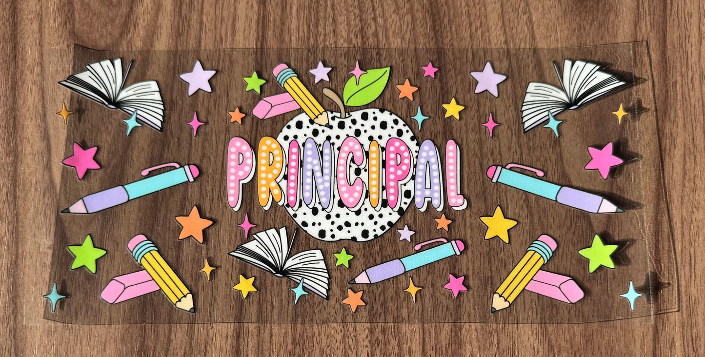 Cute Principal Cup Wrap