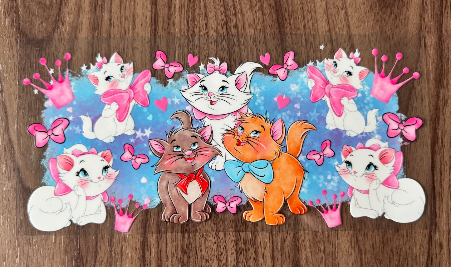 Pink Cat & Friends Cup Wrap