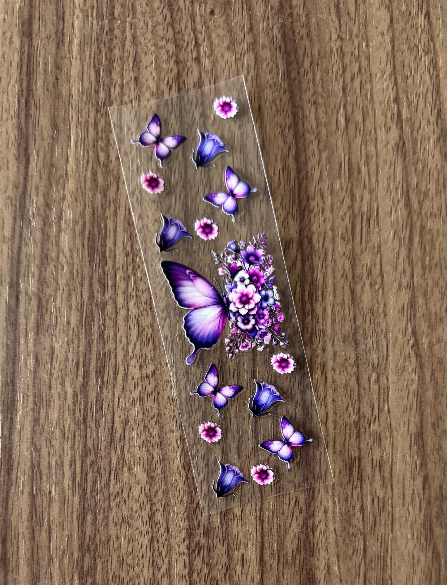 Purple Butterfly Pen Wrap