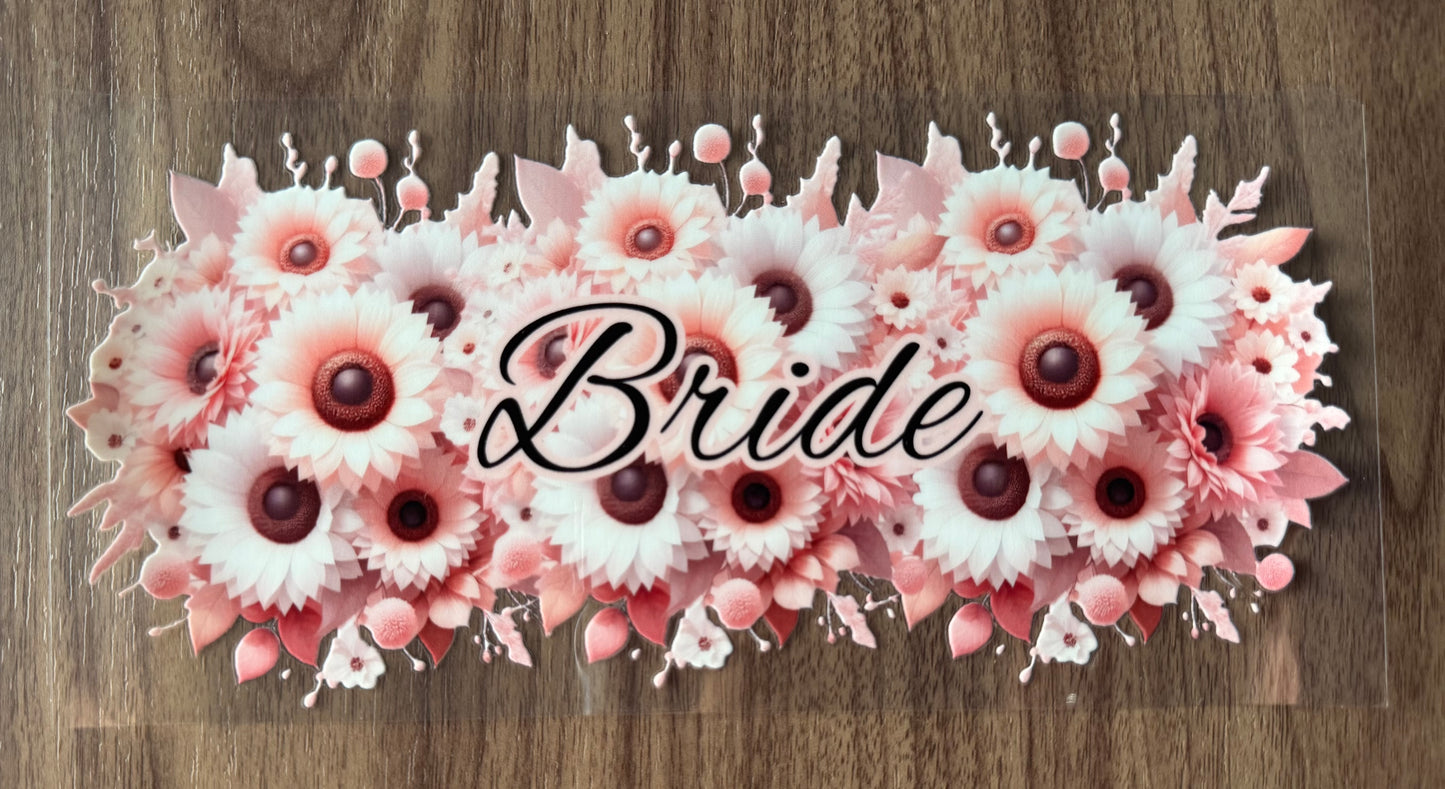 Pink Bride Cup Wrap