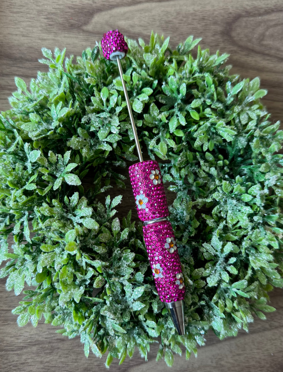 Magenta Flowery Fancy Pen