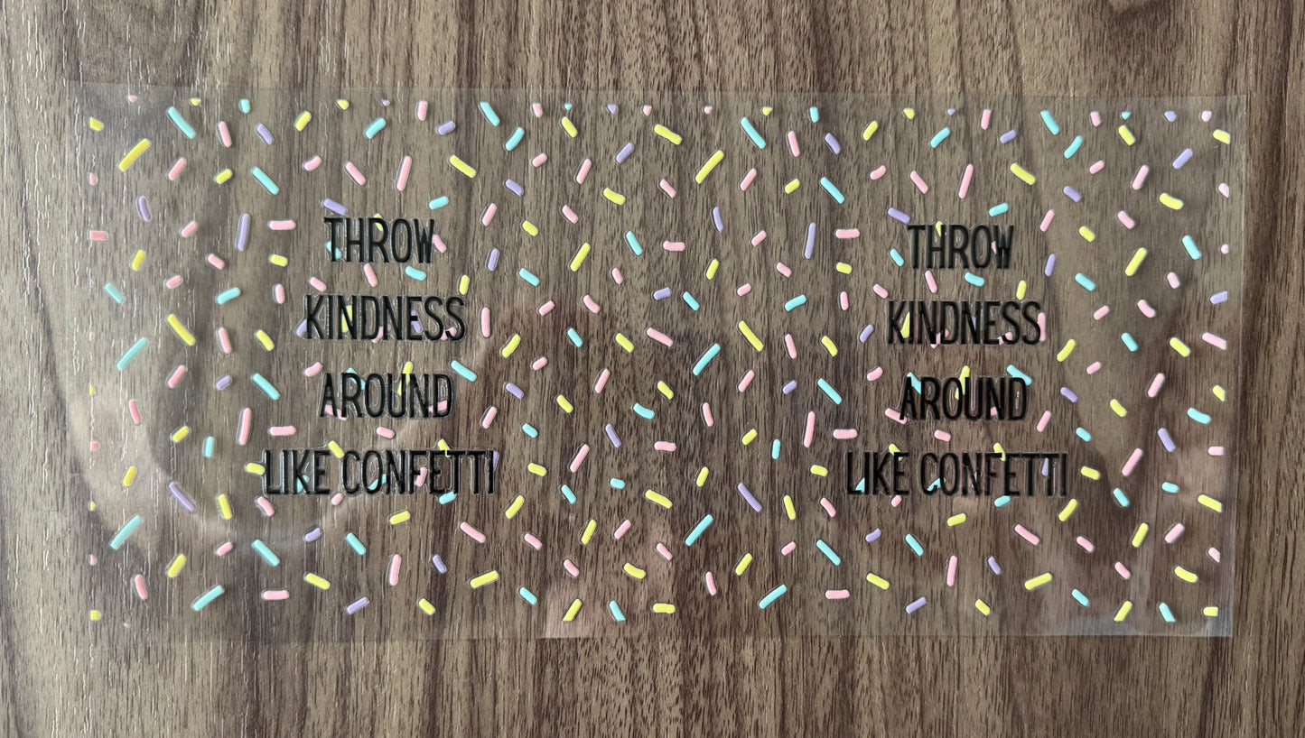 Throwing Kindness Like Confetti Cup Wrap