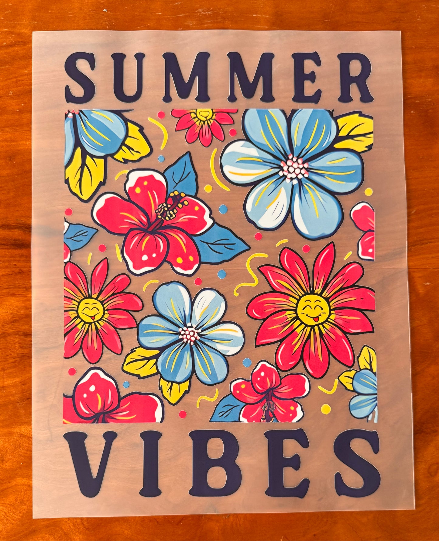 Flowery Summer Vibes Transfer