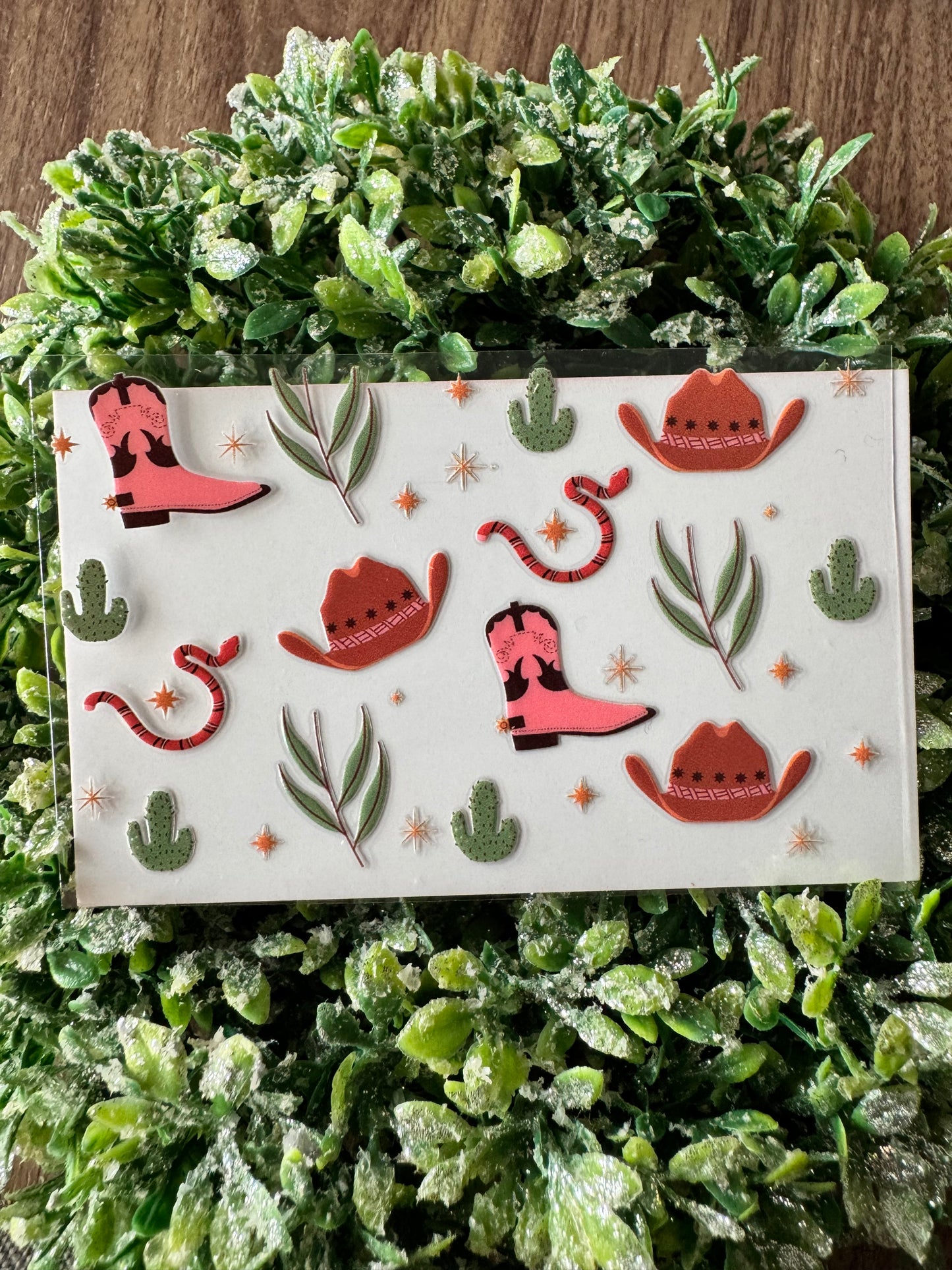 Simple Western Card Wrap