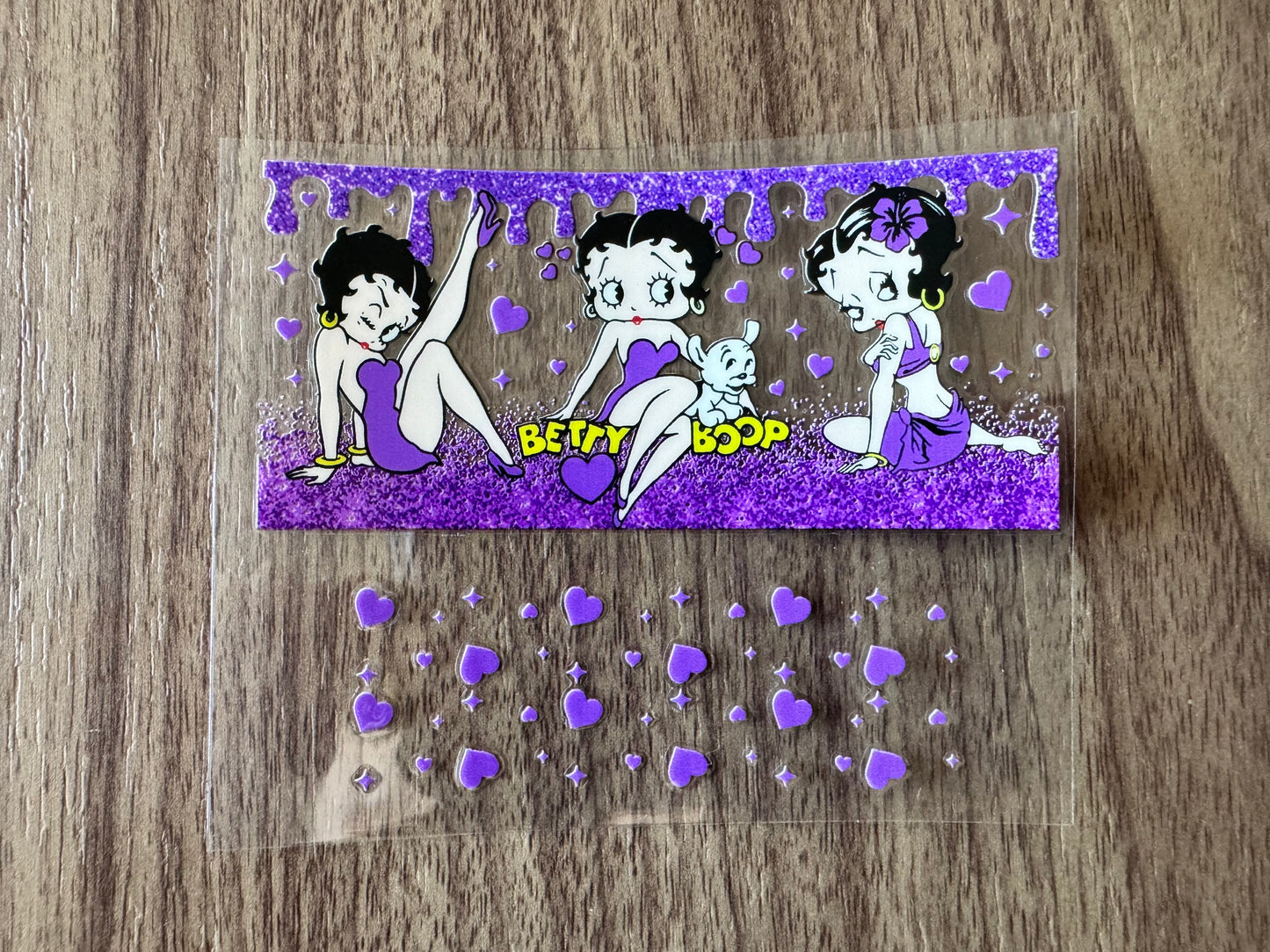 Purple Pin-Up Girl Mini Wrap