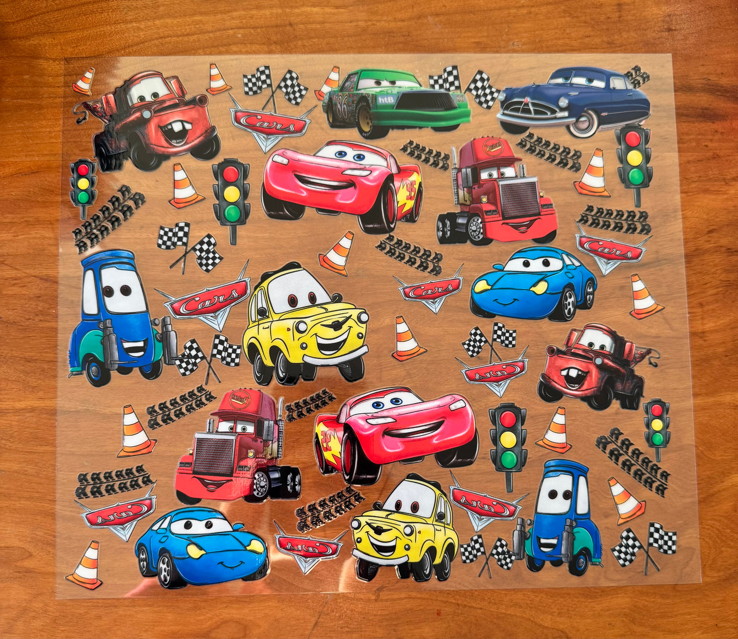 All the Vehicles Cup Wrap