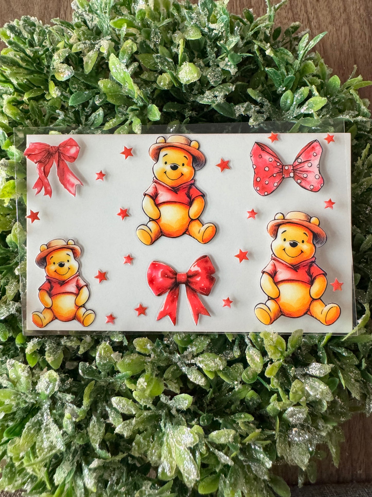 Honey Bear Bows Card Wrap