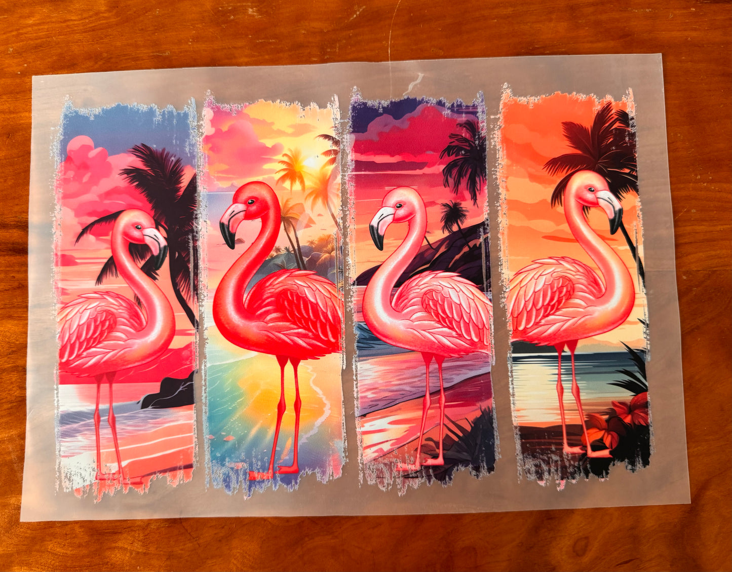 Summertime Flamingos Transfer