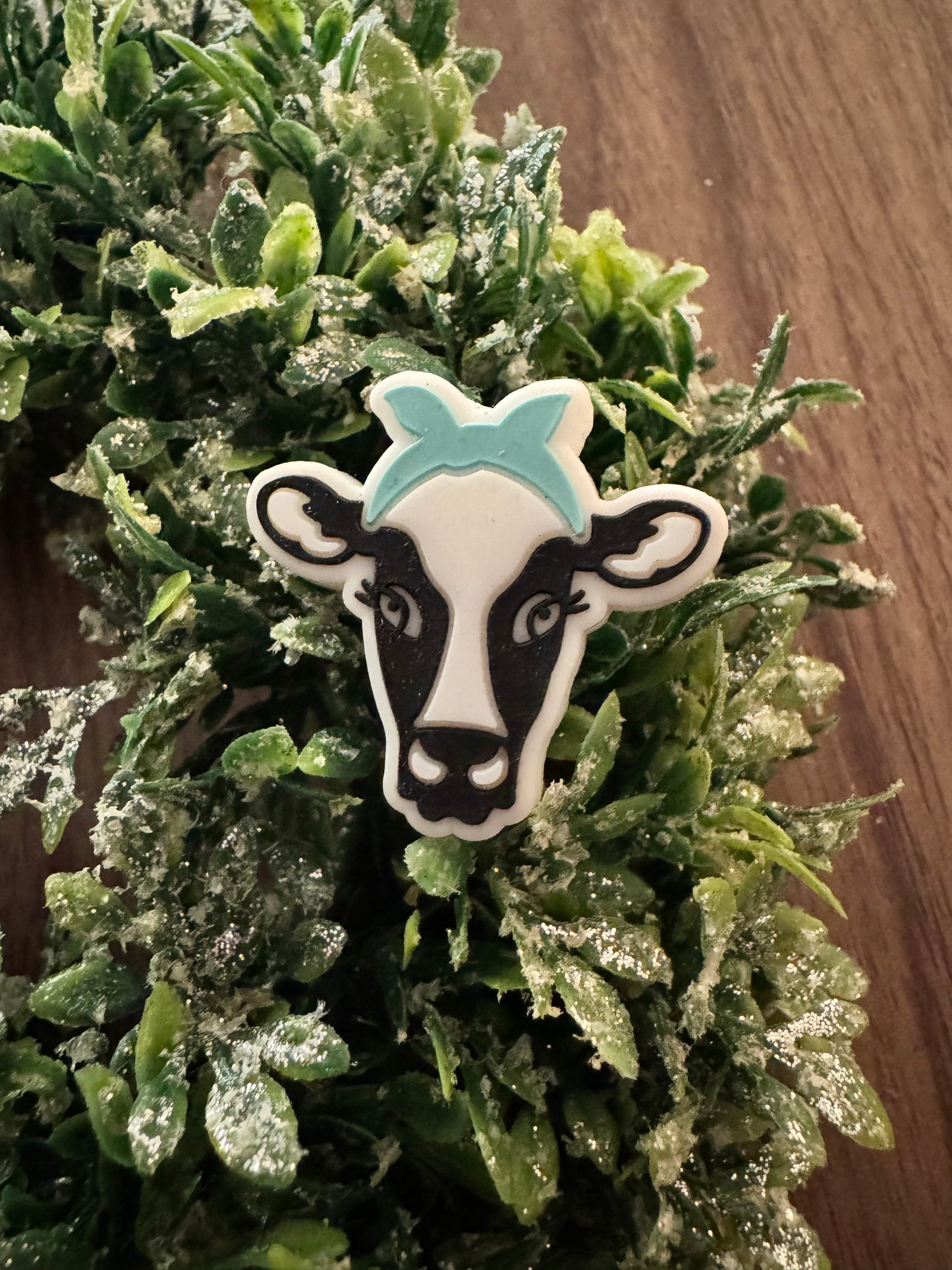 Teal Cow Focal