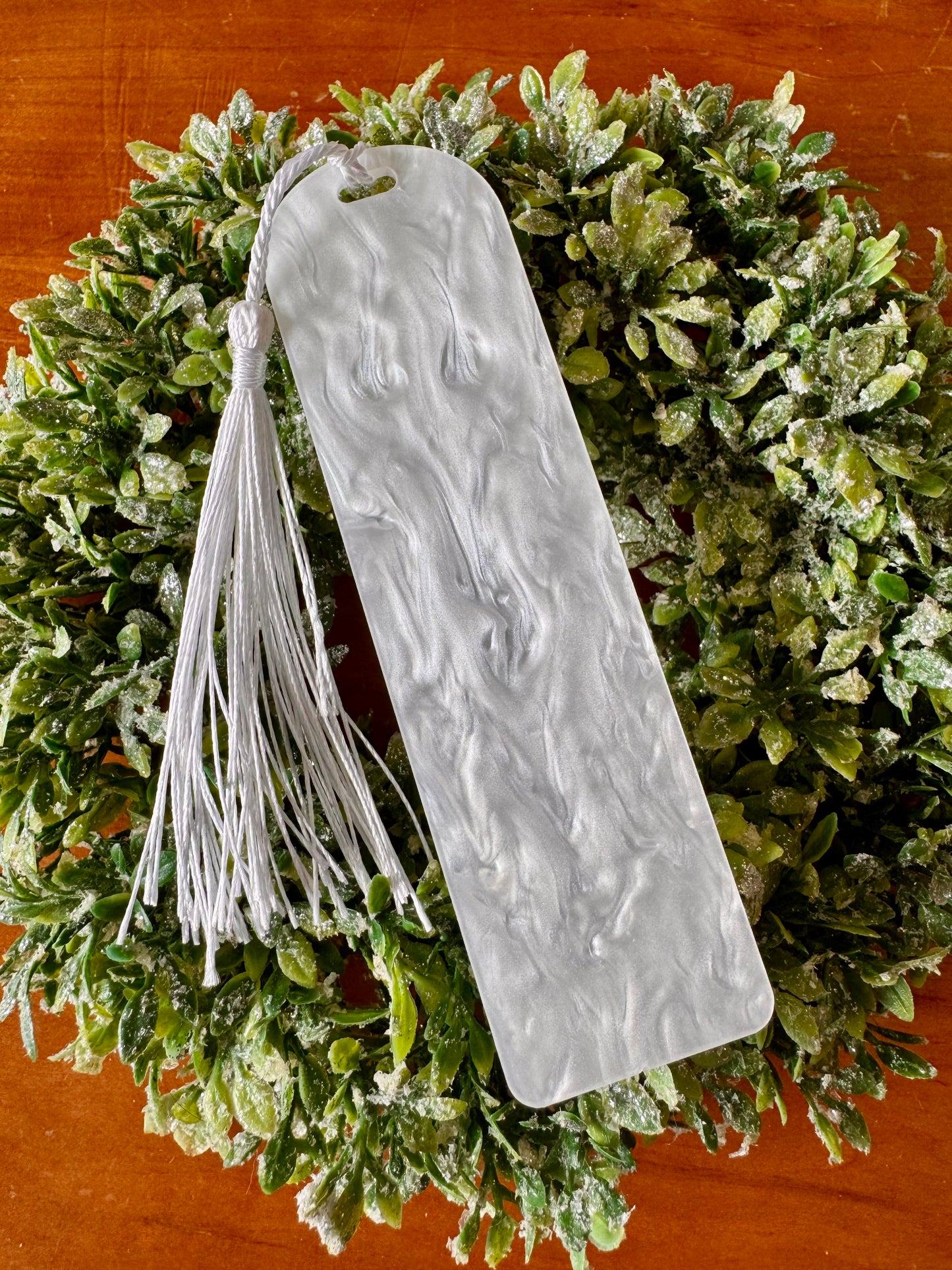 White Marble Bookmark