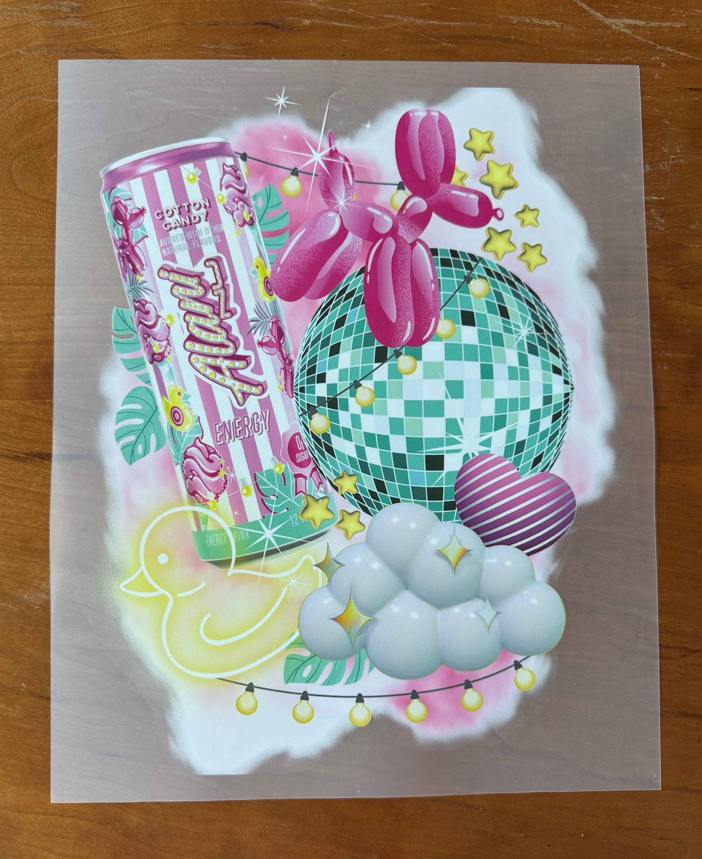 Cotton Candy Drink Transfer