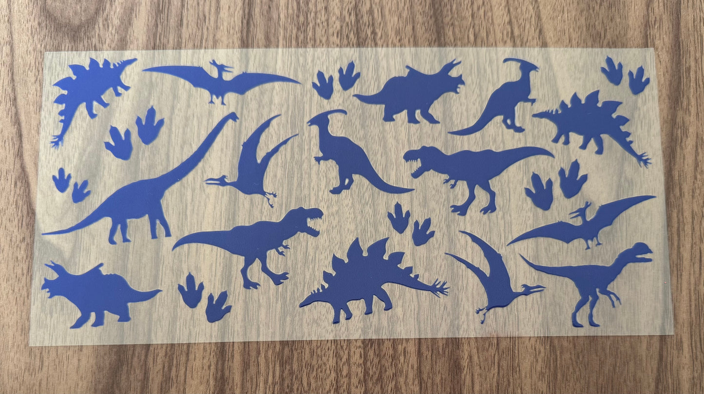 Blue Dinosaurs Cup Wrap