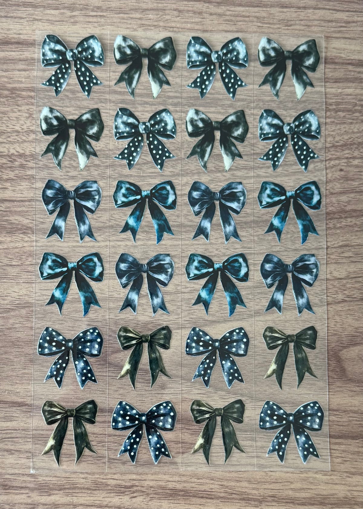 Black Bows Sheet
