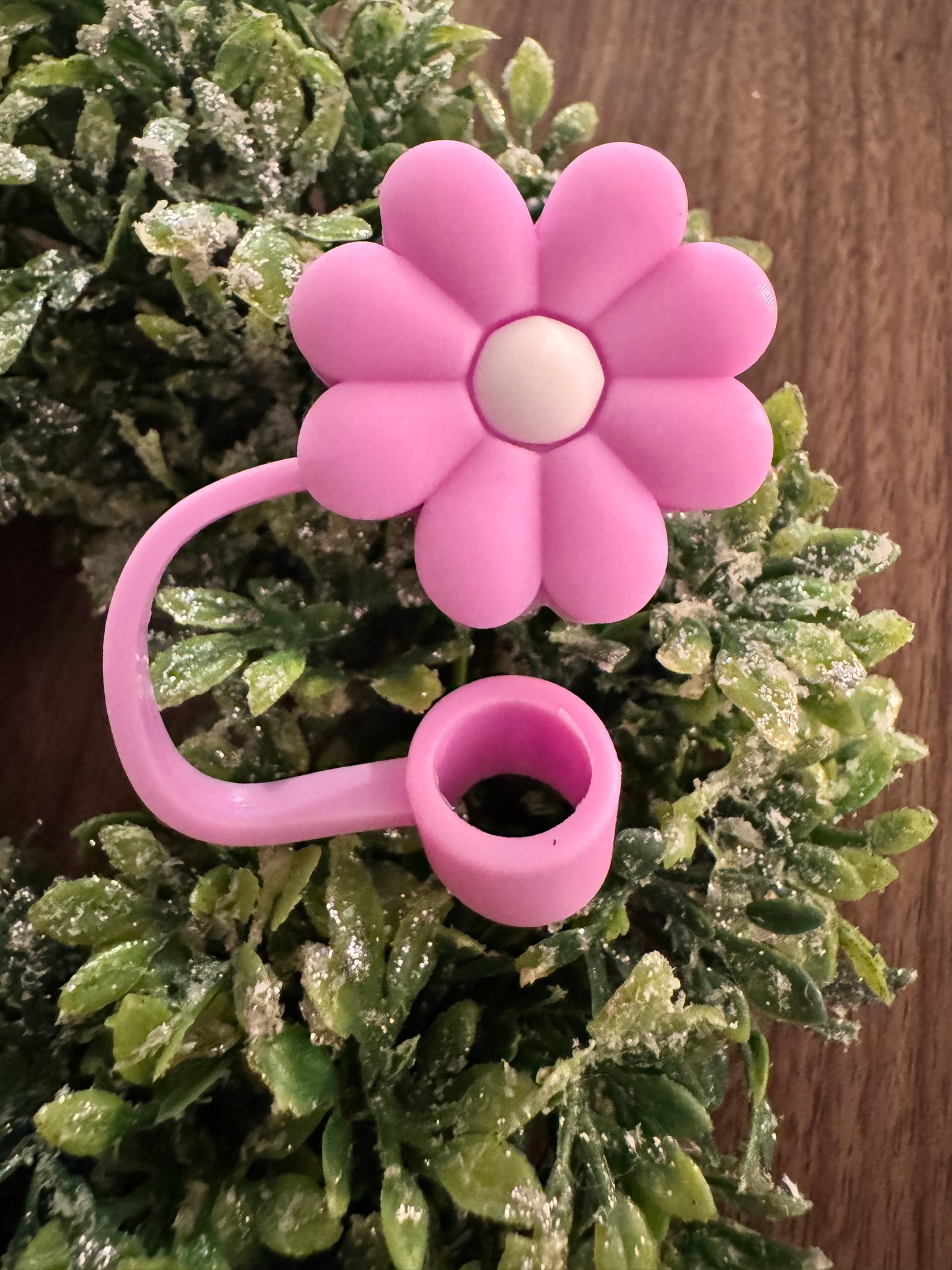 Colorful Daisy Straw Topper