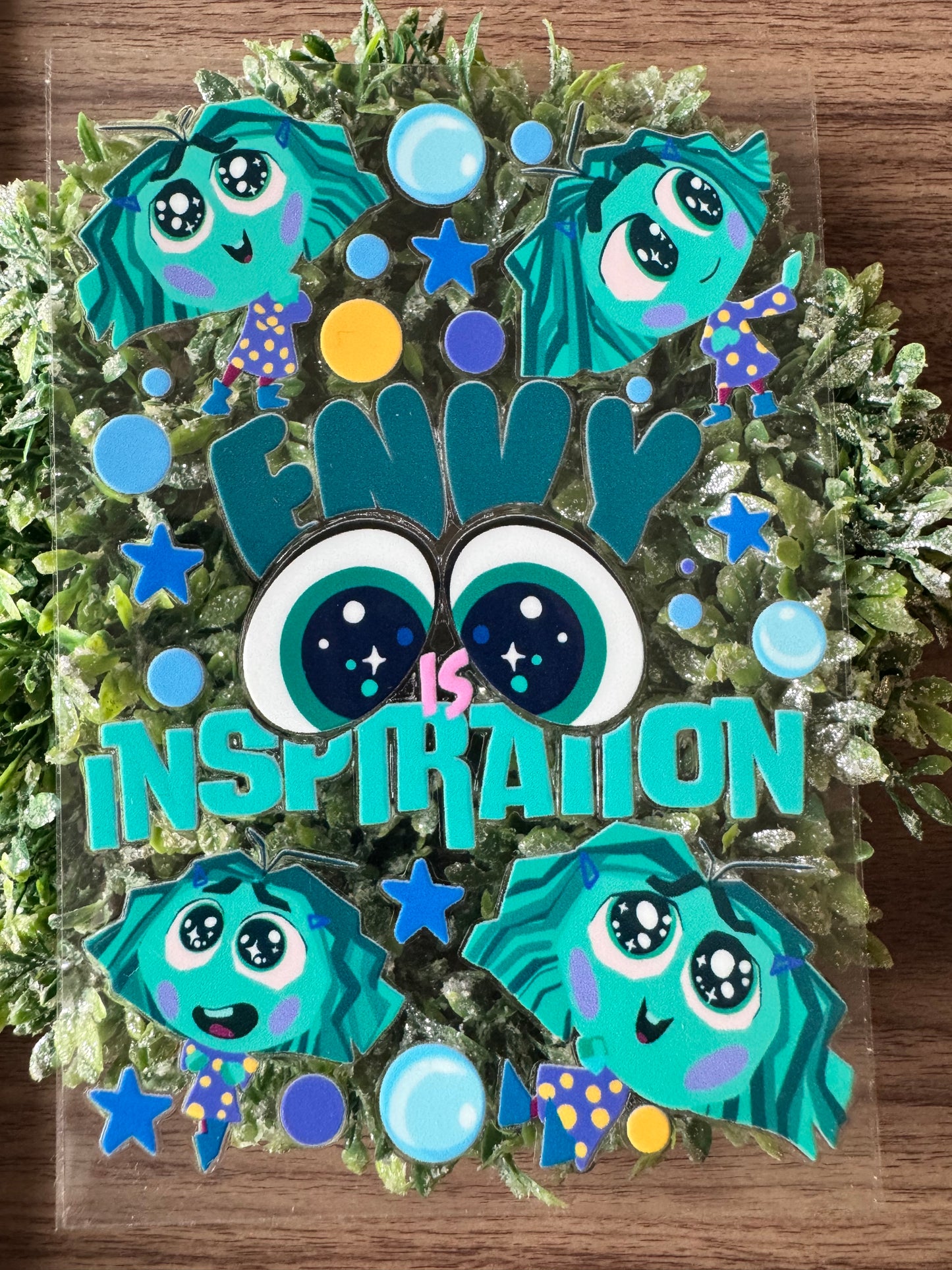 Teal Emotion Notebook Wrap (small)