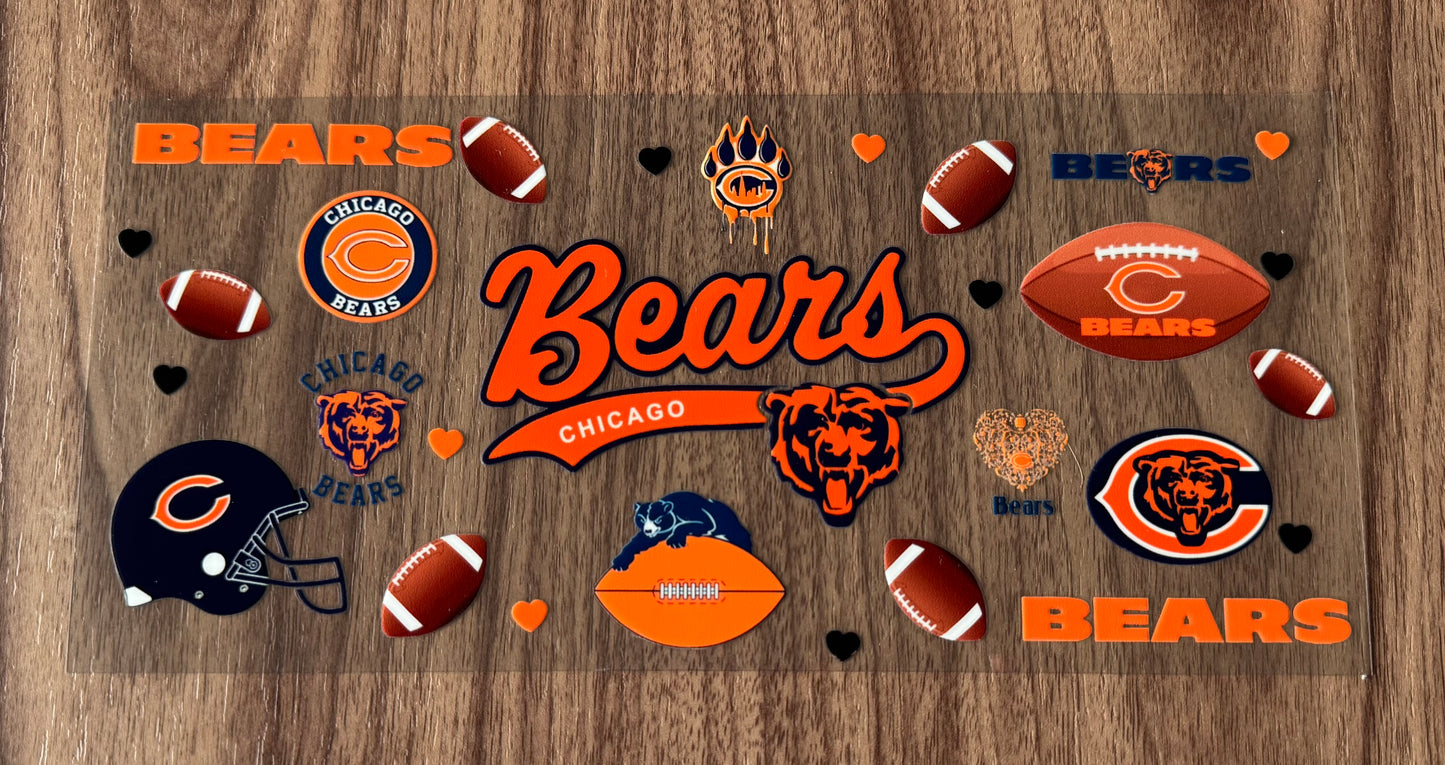 Chicago Football Cup Wrap