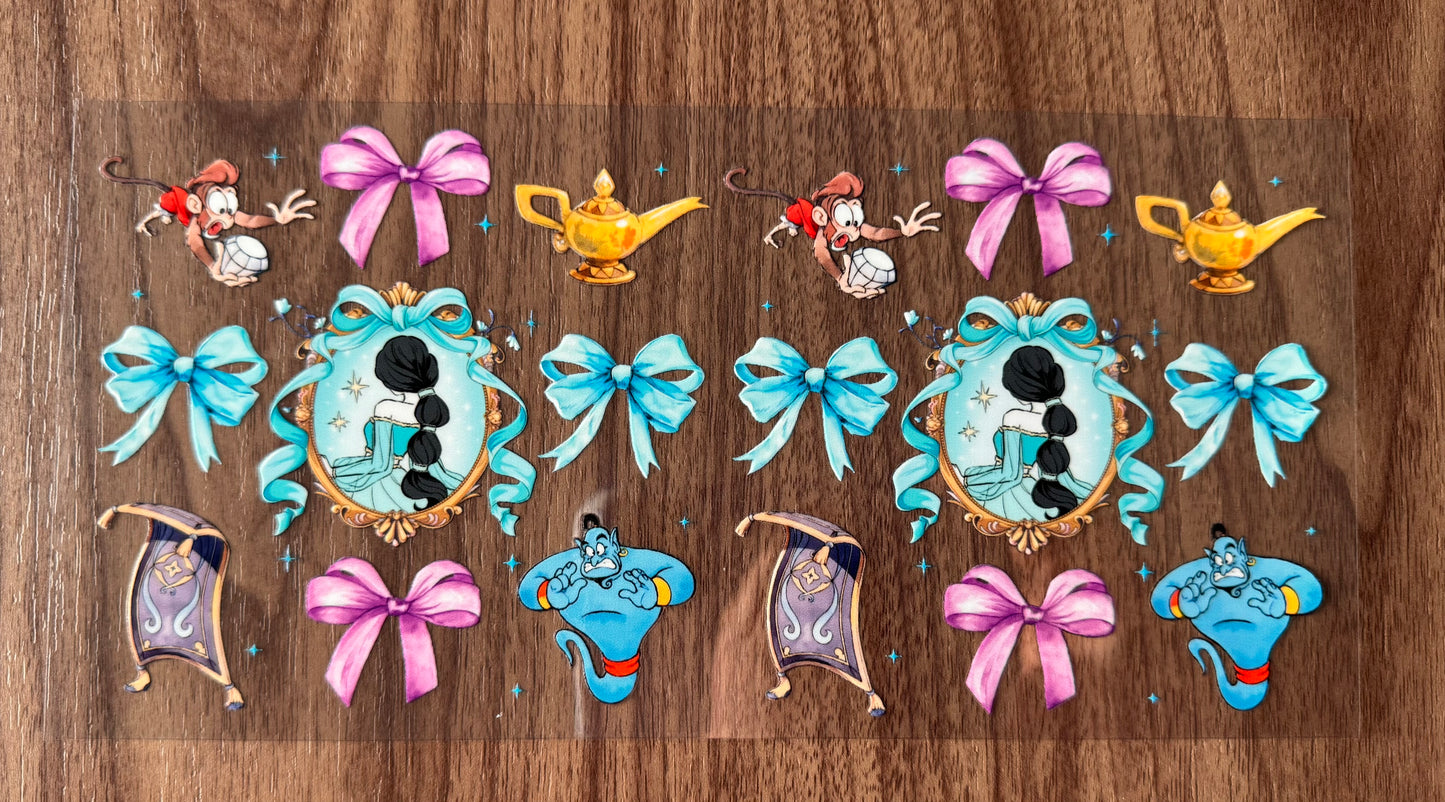 Teal Princess Cup Wrap