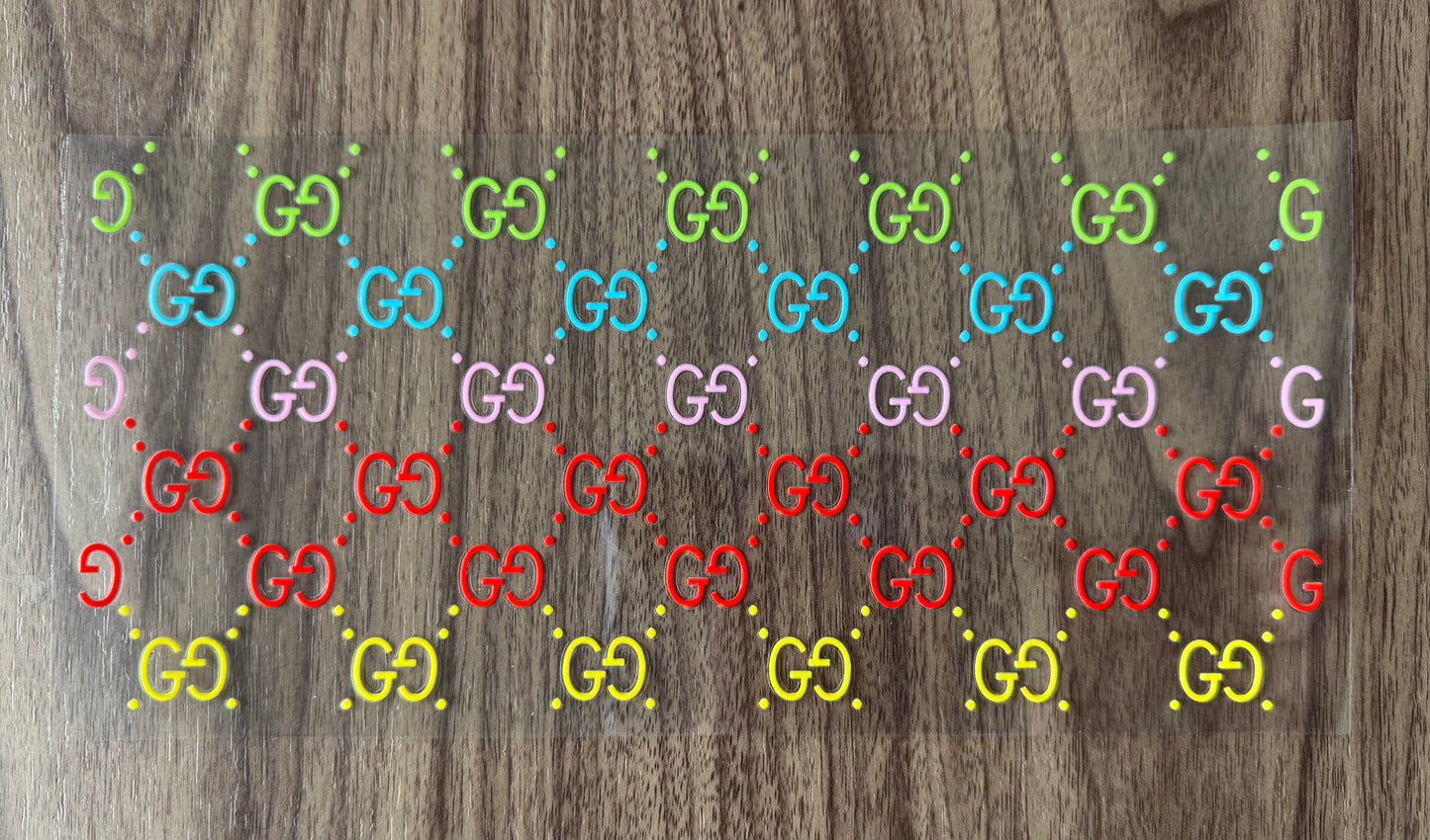 Rainbow G Boujee Cup Wrap