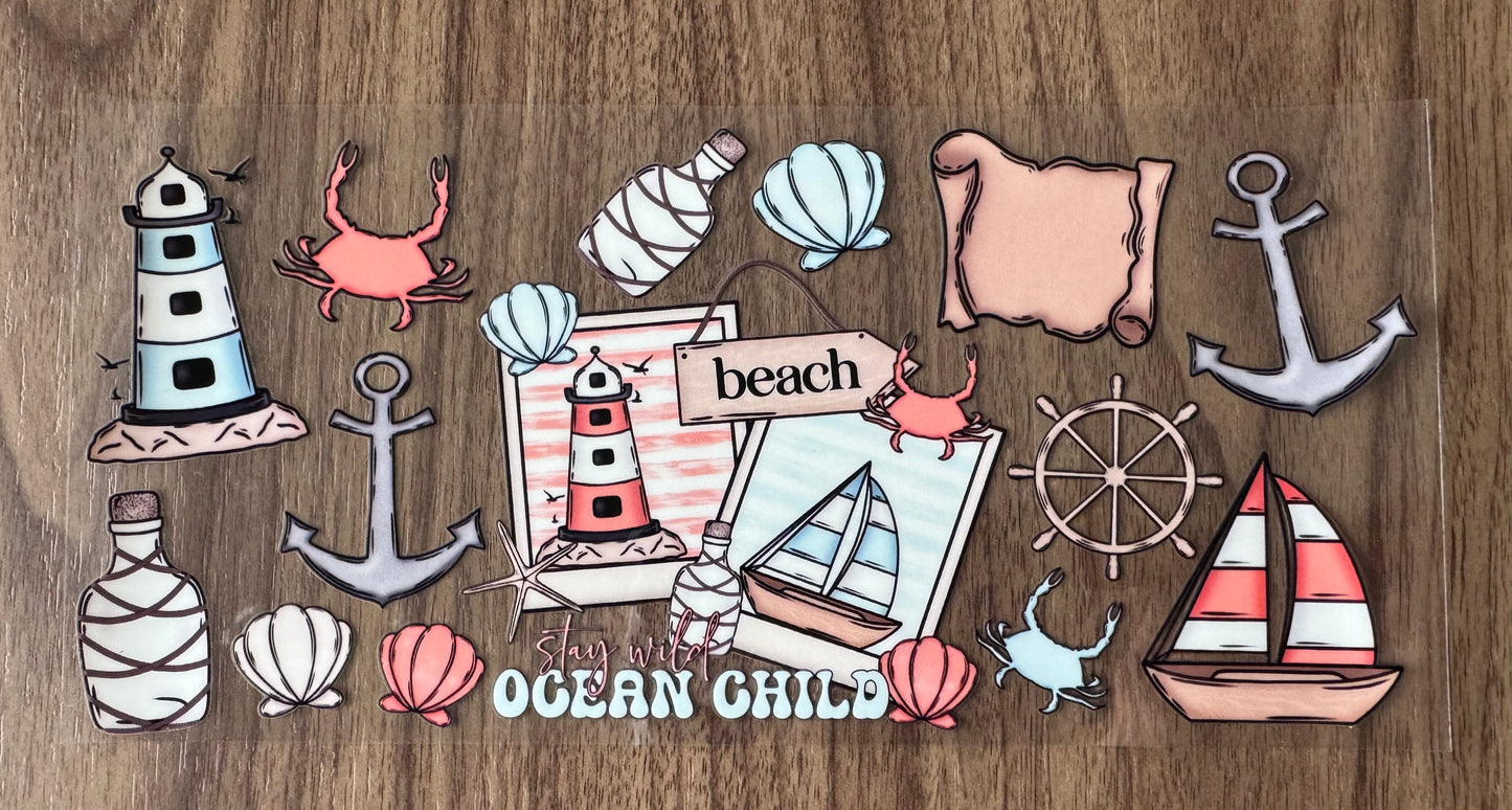 Ocean Child Cup Wrap