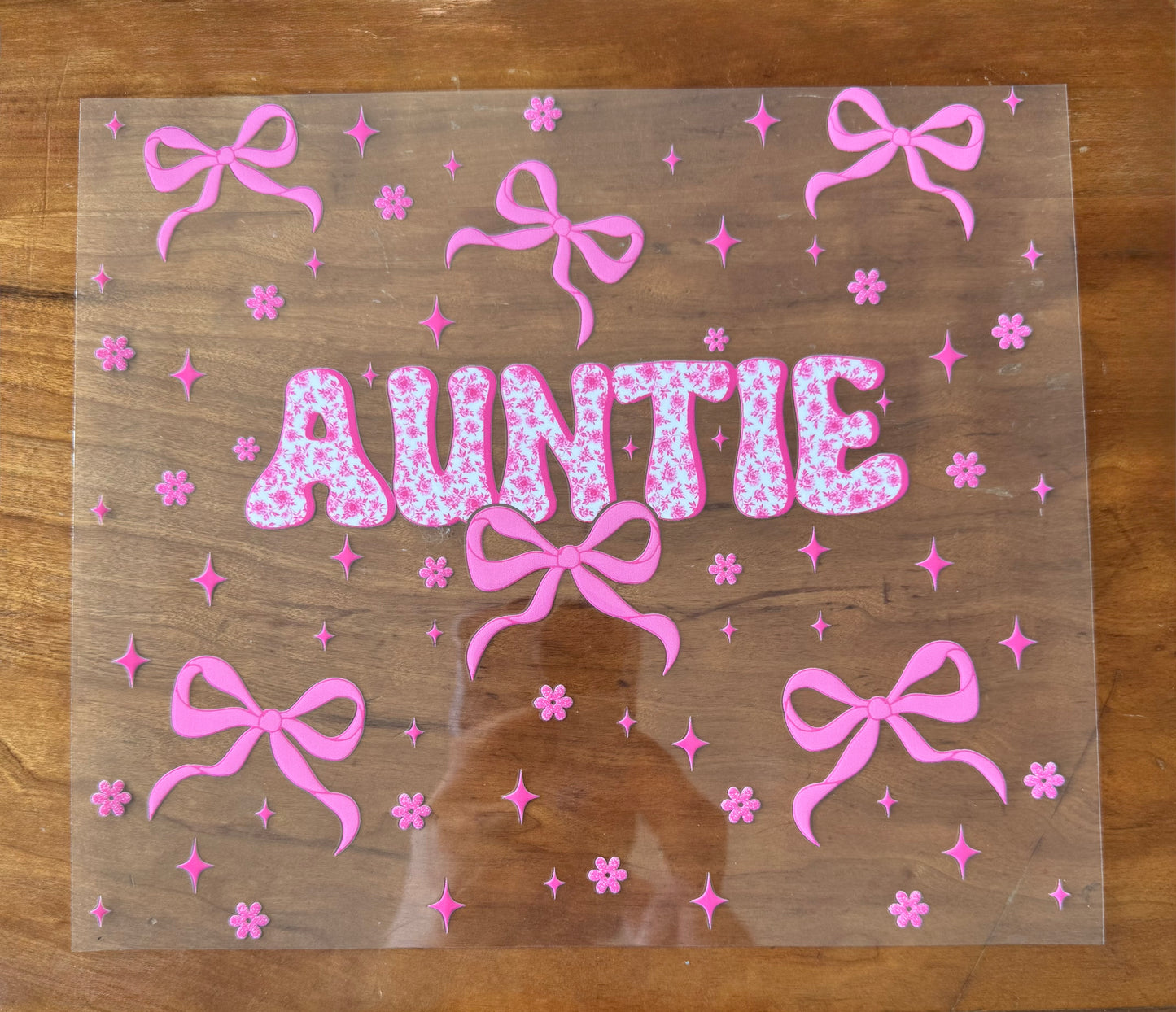 Pink Auntie Cup Wrap