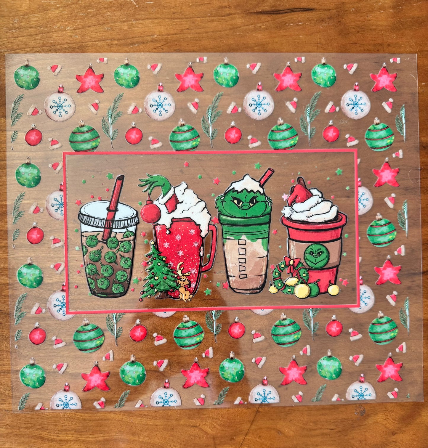 Green Guy Drinks Cup Wrap