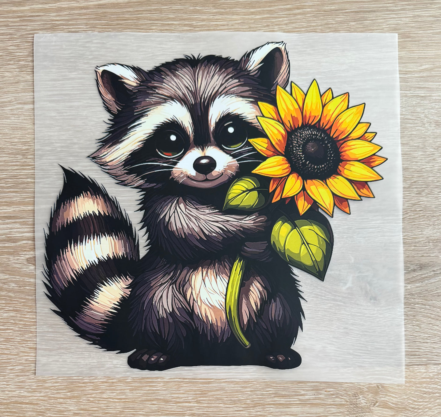 Cute Raccoon Transfer