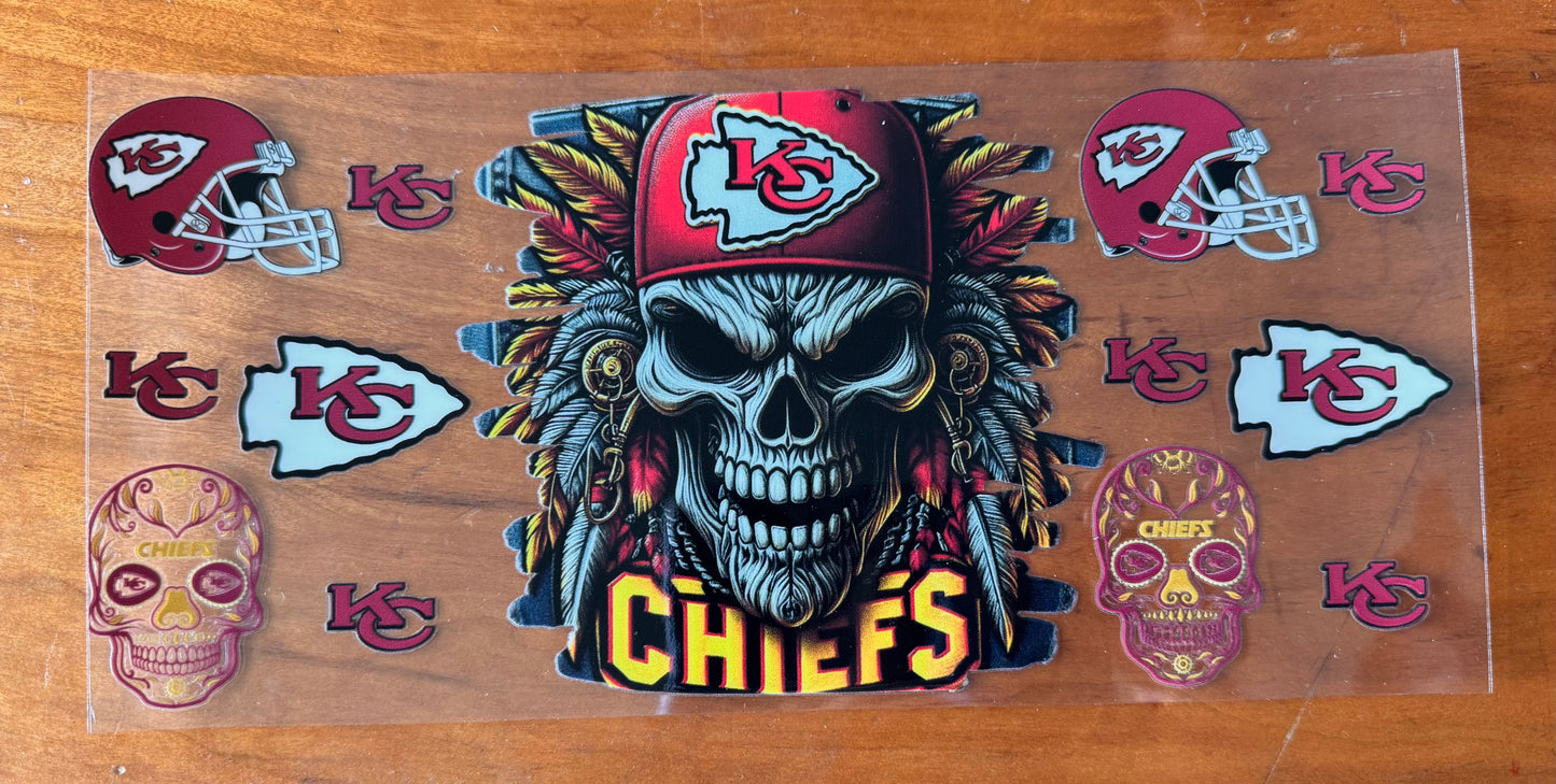 Missouri Football Skull Cup Wrap