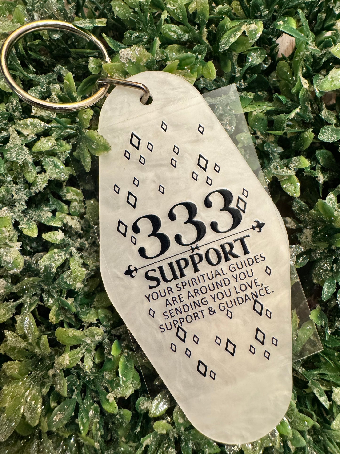 Angel Numbers 333 Support Keychain Decal