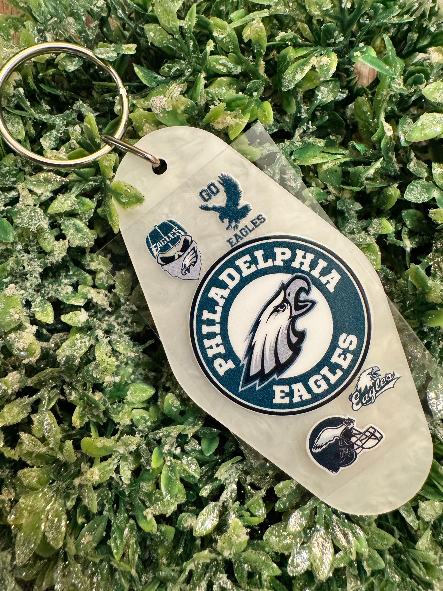 Philadelphia Football Keychain Decal